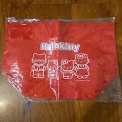 ハローキティ トートバッグ　エコバッグ 赤