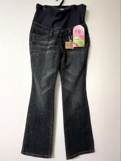 マタニティ ブーツカットジーンズ Mサイズ 72cm