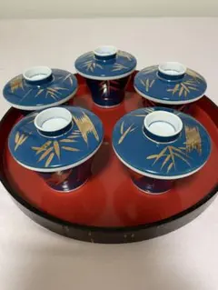 茶碗蒸し器　5客セット　新品•未使用