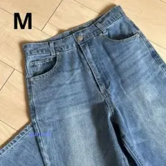 tiptop ZOZO限定アイテム　セミフレアデニムパンツ　M ブルー