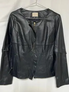 ローズティアラ 大きいサイズ ラムレザージャケット 42