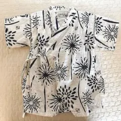 【花火模様 甚平】サイズ70