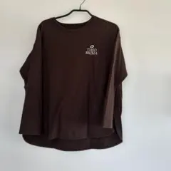 THÉO BROMA ブラウン 長袖 Tシャツ