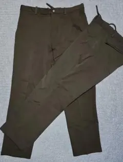 動ける伸縮機能　ブラック スラックス 2本組