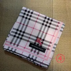 BURBERRY ハンカチ ノバチェック ピンク