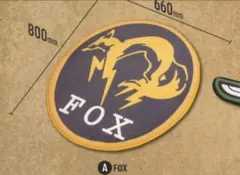 METAL GEAR SOLID 部隊章フロアマット　メタルギア ソリ