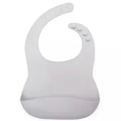 1点!!のみ再入荷✩ シンプルグレー食事エプロン