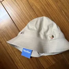 ファミリア 新品familiar クリーム色 ハット 帽子 男女兼用55cm