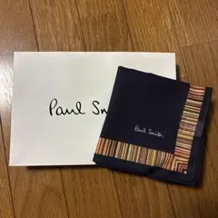Paul Smith ハンカチ マルチストライプ ネイビーのサムネイル