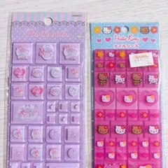 タイルシール　サンリオ　ぼんぼんりぼん　ハローキティ　2点セット