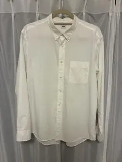 UNIQLO ユニクロ ブロードシャツ ホワイト