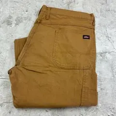Dickies　ワークパンツ　W43 L31　ライトブラウン　古着　メンズのサムネイル