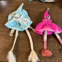 ハンドメイド 布製人形 2体セットのサムネイル