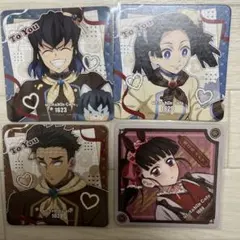 鬼滅の刃　コースター　伊之助　アオイ　悲鳴嶼　カナヲ