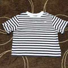 【anana】ストライプ 半袖Tシャツ ハート刺繍のサムネイル