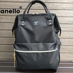 anello リュック ブラック 美品 手提げ 大容量 シンプルのサムネイル
