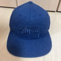 Stussy 【美品】キャップ ステューシー ネイビー メルトン