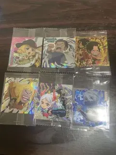 ワンピース ウエハース 6枚セット