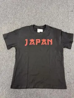 JAPAN プリント Tシャツ ブラック Mサイズ