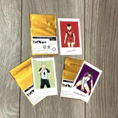 ハイキュー！　トレーディングアートステッカー　3枚セット