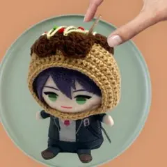 剣持刀也 にじぱぺっと にじさんじ にじぱぺ たこ焼き 被り物 ぬい服10cm⑦