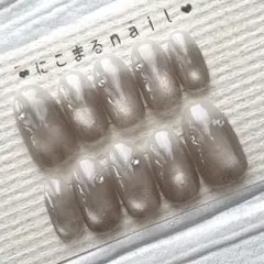 メルカリ便 ネイルチップ 現品 ニュアンス マグネット ネイル NO.418