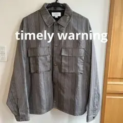 TIMELY WARNING グレンチェック ブルゾン Lサイズのサムネイル