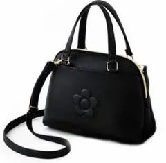 MARY QUANT シュリンクレザー風２way ショルダーバッグ C