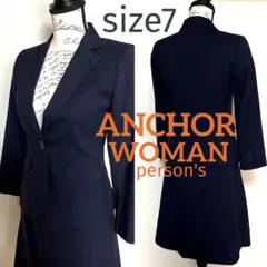 ANCHOR WOMAN person's ストライプ スーツ セットアップ