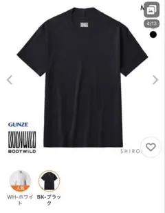 BODY WILD ブラック ジャケット用　Tシャツ　L ３枚