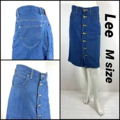 Lee リー 前ボタン LL4850 膝丈 綿100% Mサイズ 70cm