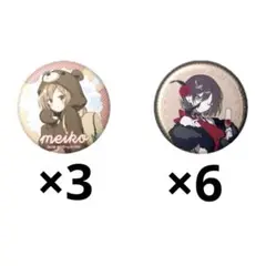 39Culture 2023 トレーディング 大き目メタリック缶バッジ