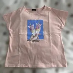 JENNI love アイスクリーム Tシャツ サーモンピンク