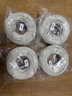 LANケーブル cat5e 60ft(≒18M) ×4本セット(未開封)グレー - メルカリ
