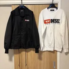 diesel コーチジャケット　トレーナー　セット