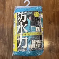 ディフェンドレインスーツ Lサイズ ターコイズ