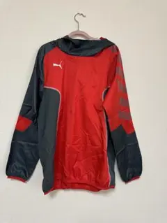 Puma EVOTRG ピステ ウィンドブレーカー 赤/黒　160センチ