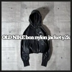 00s OLD NIKE ナイロンジャケット 短丈 y2k テック系 アーカイブ