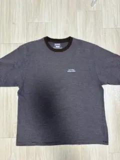 INHERIT ボーダー Tシャツ ブラウン Lサイズのサムネイル