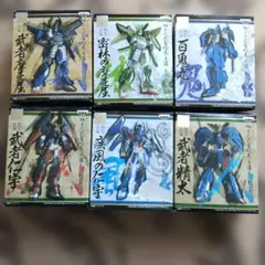 激レア❗️ガンダム組立式武者絵巻立像6種セット 激レア❗️ガンダム組立式武者絵巻立像6種セット - メルカリ
