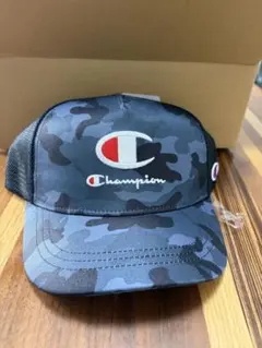 新品　Champion 迷彩柄 メッシュキャップ