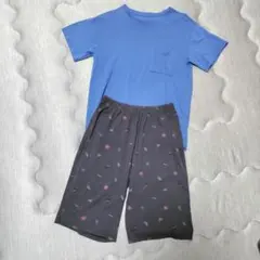 ユニクロキッズ　エアリズムコットンブレンドセット　160　パジャマ　ルームウェア