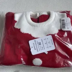 新品未使用♡赤いサンタコスチューム 80