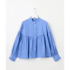 23区（ニジュウサンク）【洗える】CANCLINI ギャザー フレア ブラウスのサムネイル