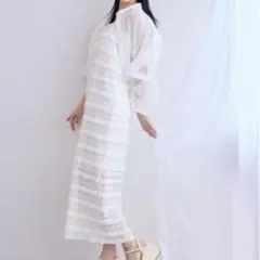 新品未使用タグ付き　ナイスクラップ　フリルキャミワンピース