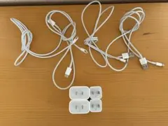 【Apple純正】充電器4点、ケーブル4点まとめ売り