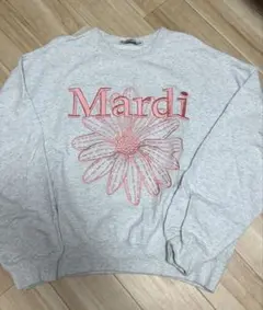 Mardi Mercredi スウェット 刺繍 トレーナー