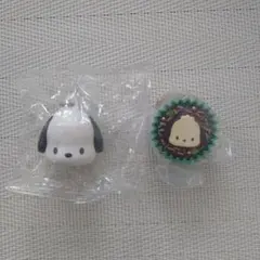 ポチャッコ◎マスコットキャップチャーム◎手作りおやつチャーム◎2点セット