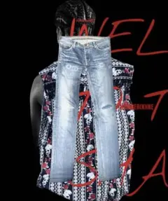 ナンバーナイン　グランジ カート期 Nirvana 赤黒ボーダー　サイズ4 ナンバーナイン グランジ カート期 Nirvana 赤黒ボーダー サイズ4