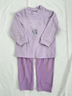 エルサ パジャマ 110cm 薄紫